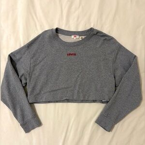 Levi’s cropped sweatshirt